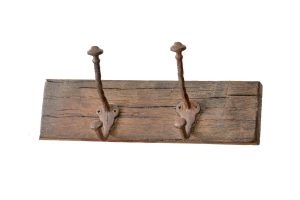 מתלה עץ עתיק זוגי