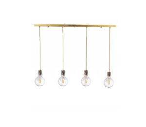 פס מטר נחושת+ חובק אלגנט עם נורות