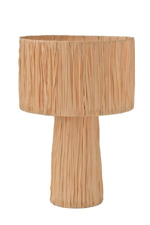 מנורת שולחן קש