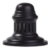 חובק פסים מחושמל שחור (גובה 10 קוטר 10 )