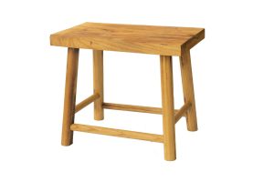 שרפרף רגולר עץ מלבני גדול