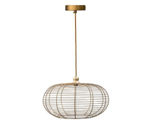 מנורת תלייה ברזל עגולה L