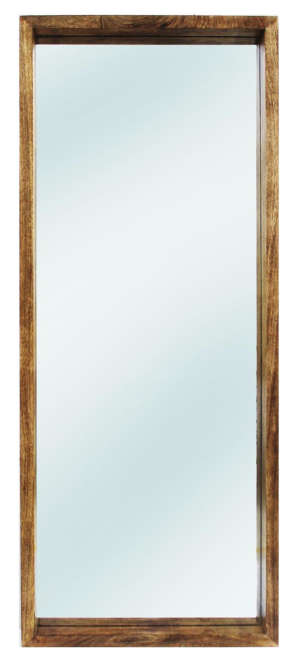 מראה מסגרת עץ מלבנית