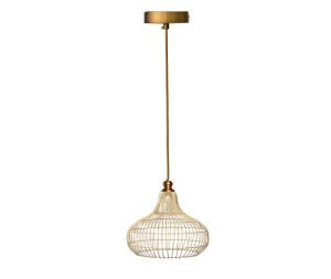 מנורת תלייה קש טיפה M