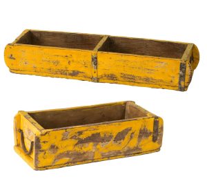 סט קופסאות עץ בומבי צהוב