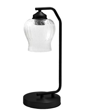 מנורה שולחנית שחורה+AM173
