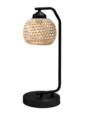 מנורה שולחנית שחורה+AM539