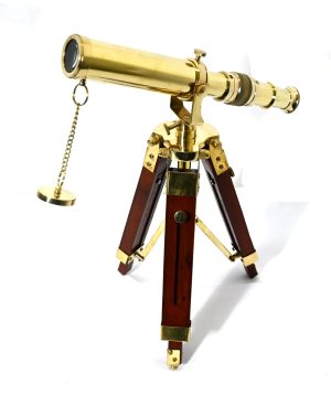 טלסקופ שולחני עומד נחושת