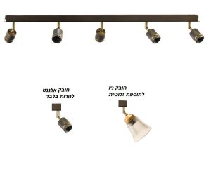 פס מרחף 5 יציאות (אורך 100)