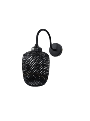 זרוע שחורה קשת M +אהיל קש שחור