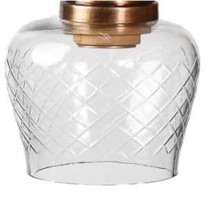 מנורת זכוכית ריבועים