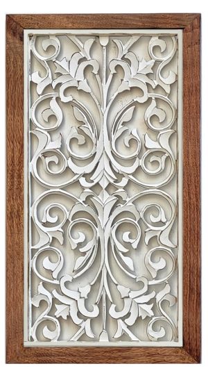 משרביה עץ מלבן דאלי לבן