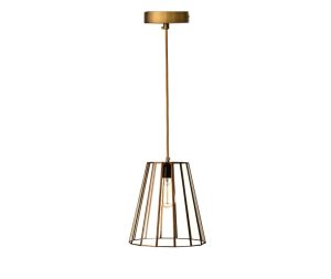 מנורת זכוכית ברזל L