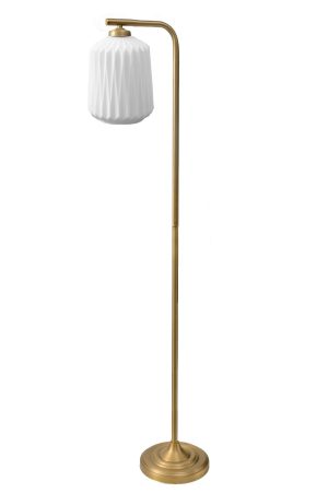 מנורה עומדת פלסימו נחושת +זכוכית 903