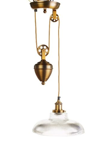 מנורת זכוכית+ משקולת