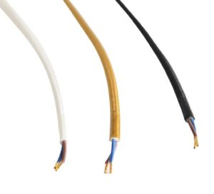 כבל בד לבן (אורך 100 )