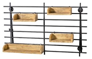 מדף סורגים דלהי קטן 4 מדפים מודולרי