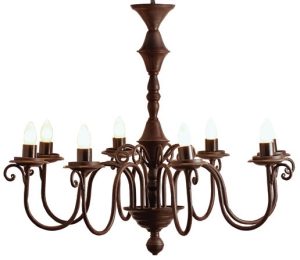 שנדליר מרקש 8 קנים נחושת