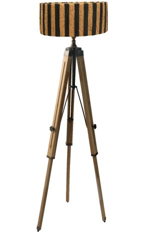 מנורה עומדת עץ + אהיל 985