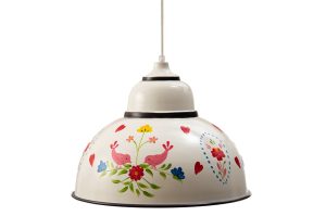 מנורת פעמון ילדים לבן