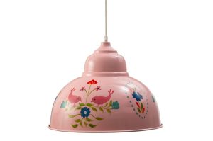 מנורת פעמון ילדים ורוד