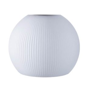 מנורת זכוכית לבנה