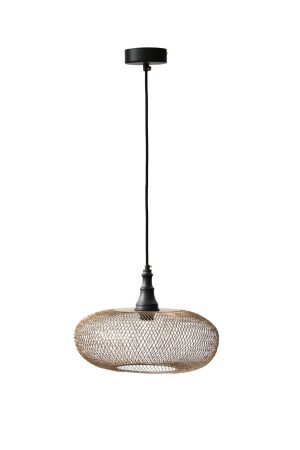 מנורת ברזל רשת שחור