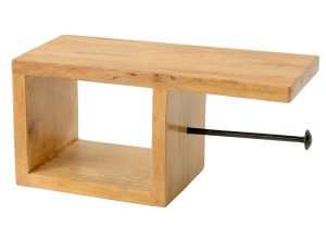 מתלה עץ לנייר טואלט