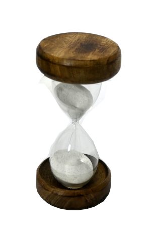 שעון חול עץ