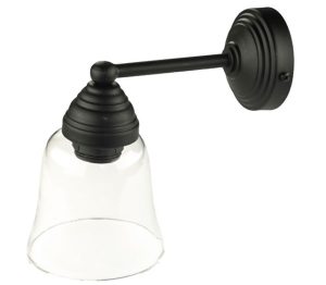 זרוע ישרה דיזיין שחורה+ זכוכית 16