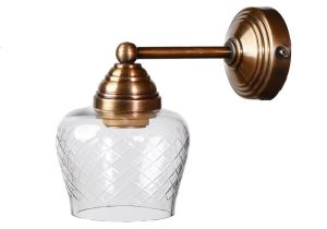 זרוע ישרה דיזיין נחושת+ זכוכית 241