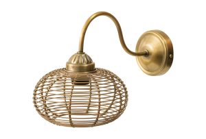 זרוע נחושת עם האהיל ברזל עגול