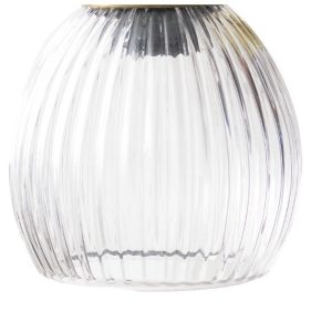 מנורת זכוכית פסים