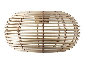 מנורת קש עגולה