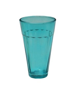 סט כוסות ממוחזרות גבוה שישיה תכלת