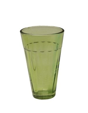 סט כוסות ממוחזרות גבוה שישיה ירוק