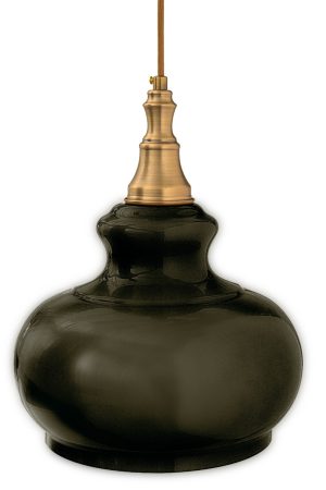 מנורת תלייה זכוכית ירוקה 959