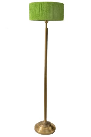 מנורה עומדת סטריפס נחושת+ אהיל ירוק