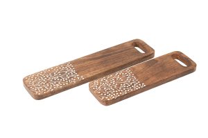 סט בוצ'רים עץ מצויר