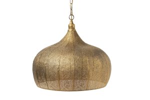 מנורת ברזל מרוקאית שרשרת L