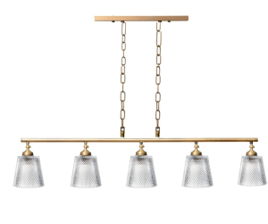 מתלה חמישייה נחושת+ זכוכיות 709