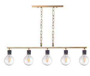 מתלה חמישייה אלגנט+נורות