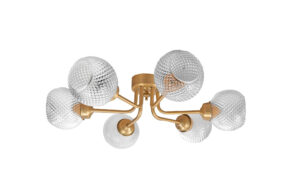 שנדליר שישייה צמוד תקרה