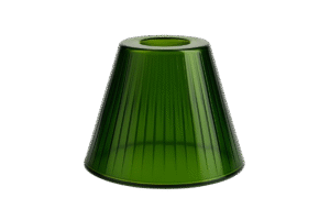 מנורת זכוכית ירוקה