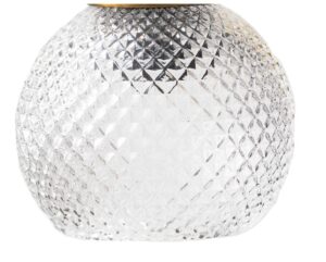 מנורת זכוכית עגולה ריבועים