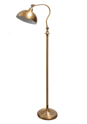 מנורה עומדת נחושת+ כובע נחושת