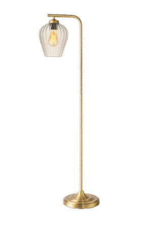 מנורה עומדת פלסימו+ זכוכית 260