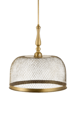 מנורת ברזל רשת נחושת וינטג