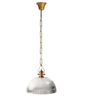 מנורת תלייה זכוכית אלדין