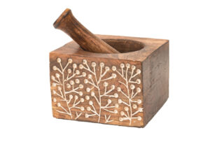 כותש עץ עם איורים